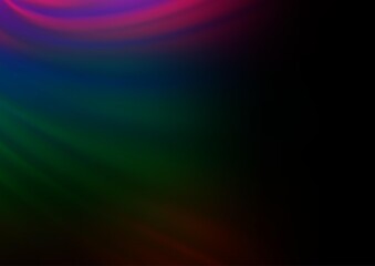Dark Multicolor, Rainbow vector blurred and colored background. An elegant bright illustration with gradient. A new texture for your design.