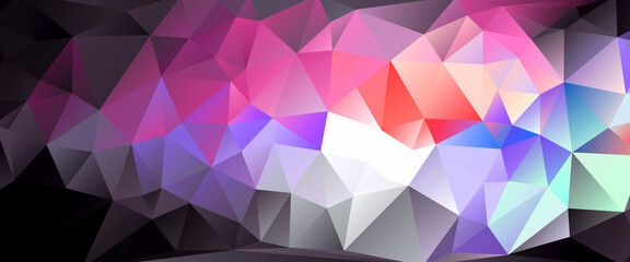 abstract background with triangles