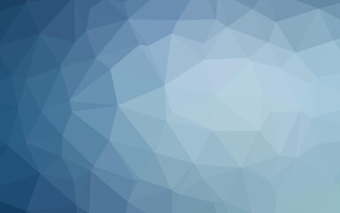 Light BLUE vector polygonal background. Shining colored illustration in a Brand new style. Template for your brand book.