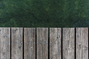 wood over water