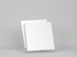 Blank magazine mockup