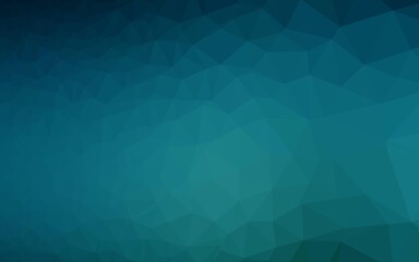 Light BLUE vector polygon abstract background. An elegant bright illustration with gradient. Triangular pattern for your business design.