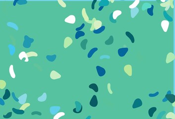 Light Blue, Yellow vector texture with random forms.