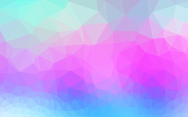 Obraz premium Light Multicolor, Rainbow vector polygon abstract layout. Colorful illustration in abstract style with gradient. New texture for your design.