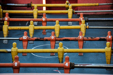 foosball close-up