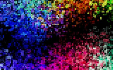 Dark Multicolor, Rainbow vector template with crystals, rectangles. Rectangles on abstract background with colorful gradient. Pattern can be used for websites.