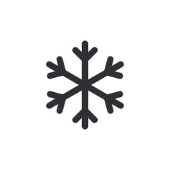 Snowflake icon. Winter sign. Christmas and winter theme. Vector illustration. Snow icon. Weather symbol. Precipitation sign. Cold sign. Frost symbol. Cold sign. Frosts 