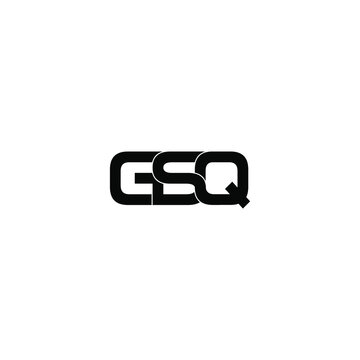 gsq letter original monogram logo design