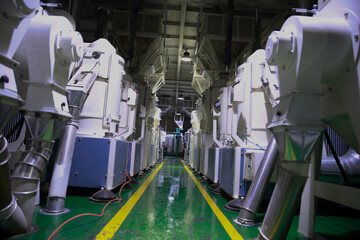 Equipment in the factory production