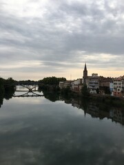 reflection in the water