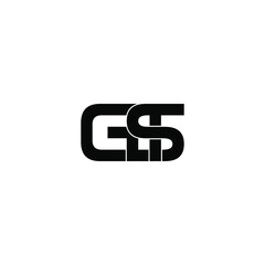 gst letter original monogram logo design