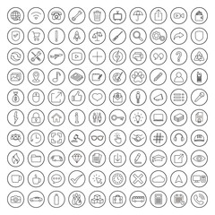 Web icon set. Contact us icon set. Business, ecommerce, finance, accounting.