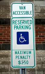 Obraz premium no parking sign