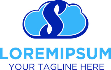 Cloud Letter S Logo 