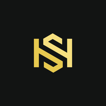 Initial HS Logo Design Vector