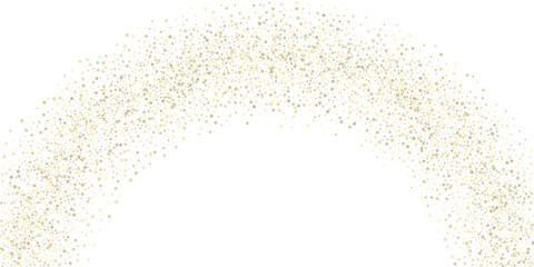 Gold Glitter Stars. Luxury Shiny Confetti.