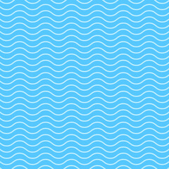Turquoise or light blue wavy pattern simple
