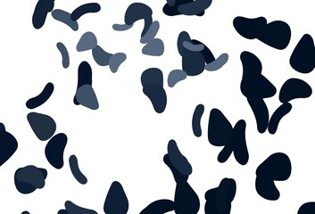 Light BLUE vector texture with random forms.