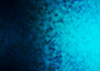 Dark Multicolor, Rainbow vector pattern in square style. Glitter abstract illustration with rectangular shapes. Best design for your ad, poster, banner.