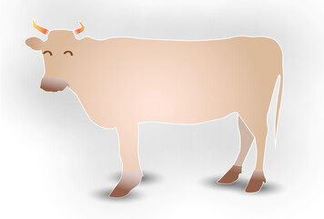  丑　年賀状　干支　アイコン