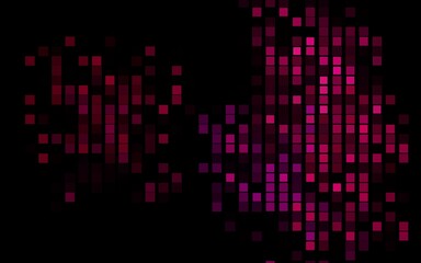 Dark Purple vector pattern in square style. Abstract gradient illustration with rectangles. Smart design for your business advert.
