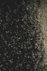 macro close up of brown sugar