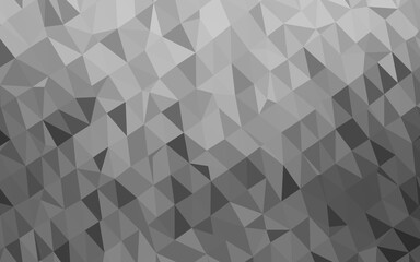 Obraz premium Light Silver, Gray vector blurry triangle texture. Shining illustration, which consist of triangles. Brand new style for your business design.