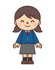 笑顔 学生 女性