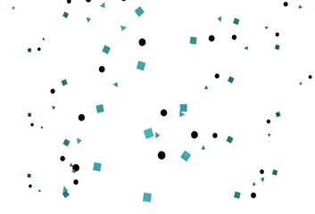 Light Green, Yellow vector pattern in polygonal style with circles.