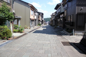 Fototapeta na wymiar 日本の田舎の街並み