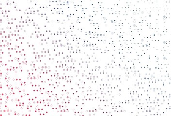 Light Blue, Red vector cover with spots.