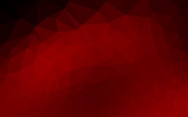 Dark Red vector polygon abstract layout. Modern geometrical abstract illustration with gradient. Polygonal design for your web site.