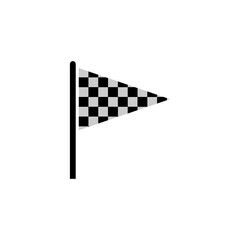 racing flag icon vector symbol