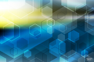 Fototapeta premium Abstract colorful technology background. Vector.