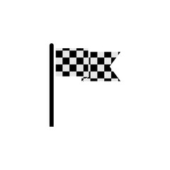 racing flag icon vector symbol