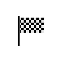 racing flag icon vector symbol