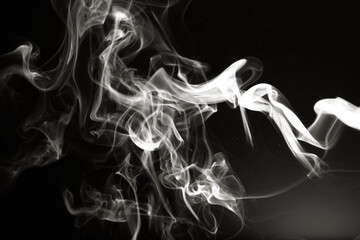 Swirl of smoke