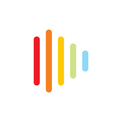 Modern Play logo design vector