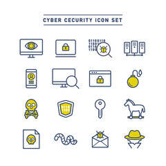 CYBER SECURITY ICON SET