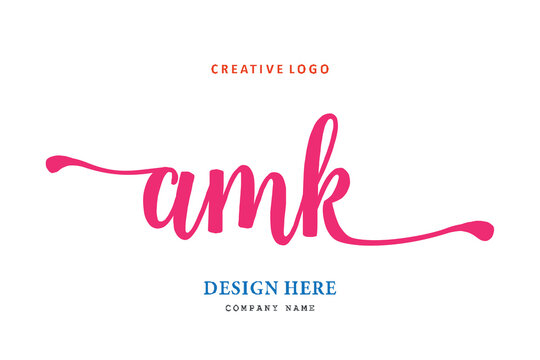 pharmacy logo letter AMK is simple, easy to understand and authoritative