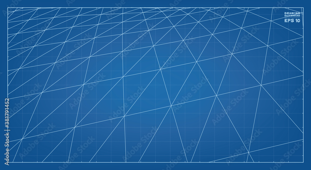 Poster abstract 3d wireframe pattern of surrounding contour pattern. vector 3d illustration.