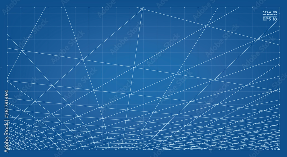 Poster abstract 3d wireframe pattern of surrounding contour pattern. vector 3d illustration.