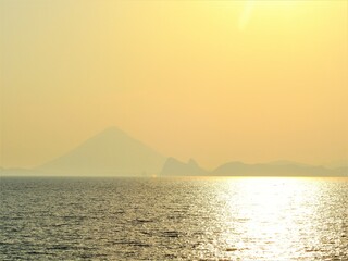 Naklejka premium 鹿児島県･開聞岳