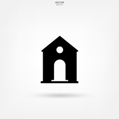 Building icon. Architecture identity with detail and element design. Vector.
