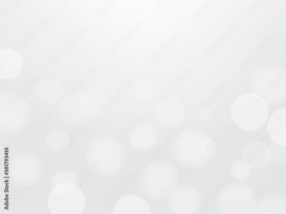 Poster light blurred bokeh background. vector.