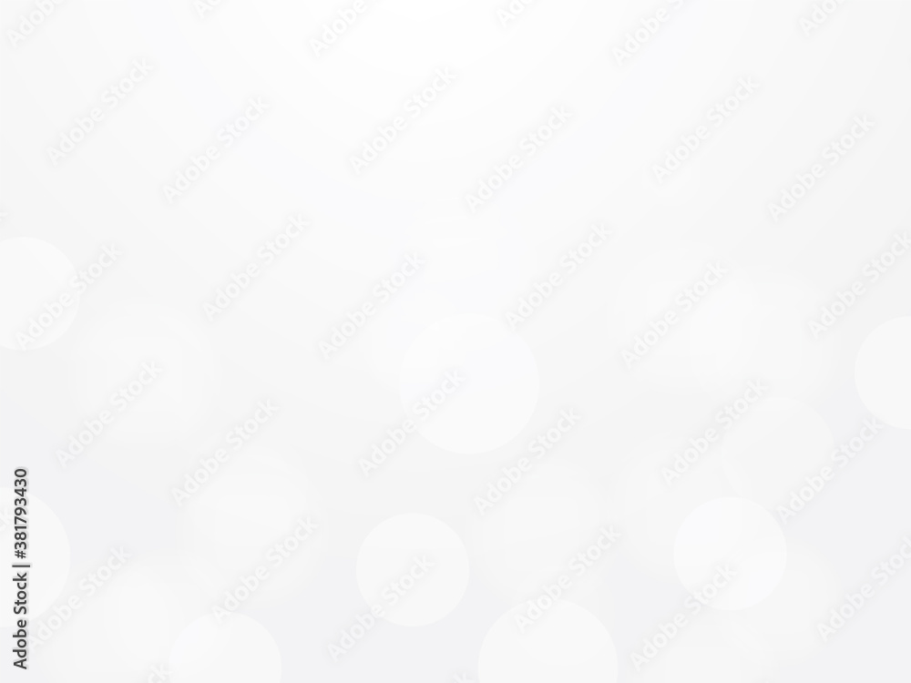 Poster light blurred bokeh background. vector.