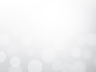 Light blurred bokeh background. Vector.