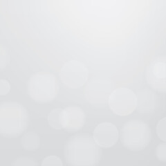 Light blurred bokeh background. Vector.