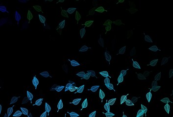 Dark Blue, Green vector sketch template.