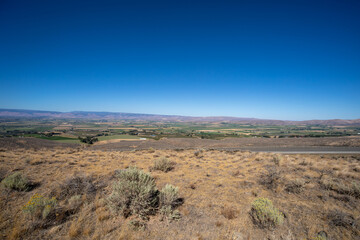 Prairie and stark desert landscape in Washington state